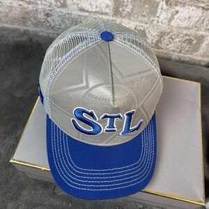 St. Louis Cardinals Budweiser Edition Hat/Cap Strap Back Blue/Gray MLB Baseball